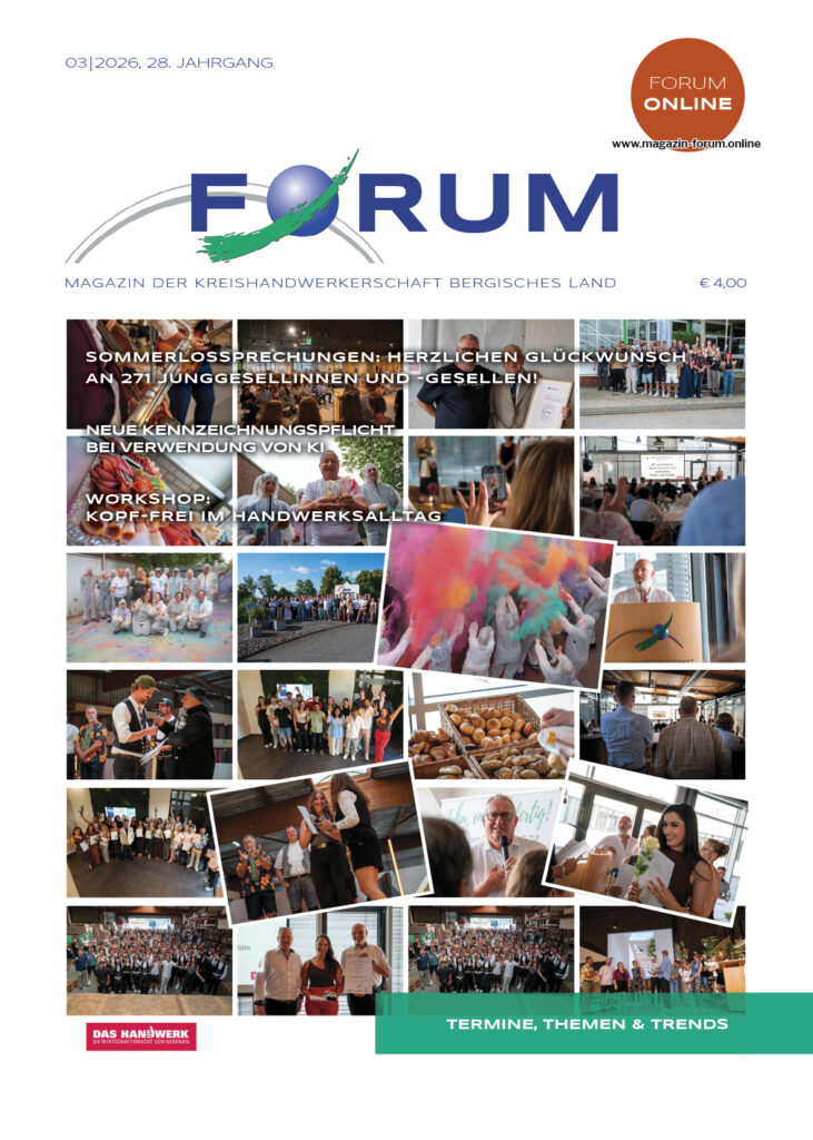 Titelbild der Ausgabe 3-2026 des Magazin FORUM